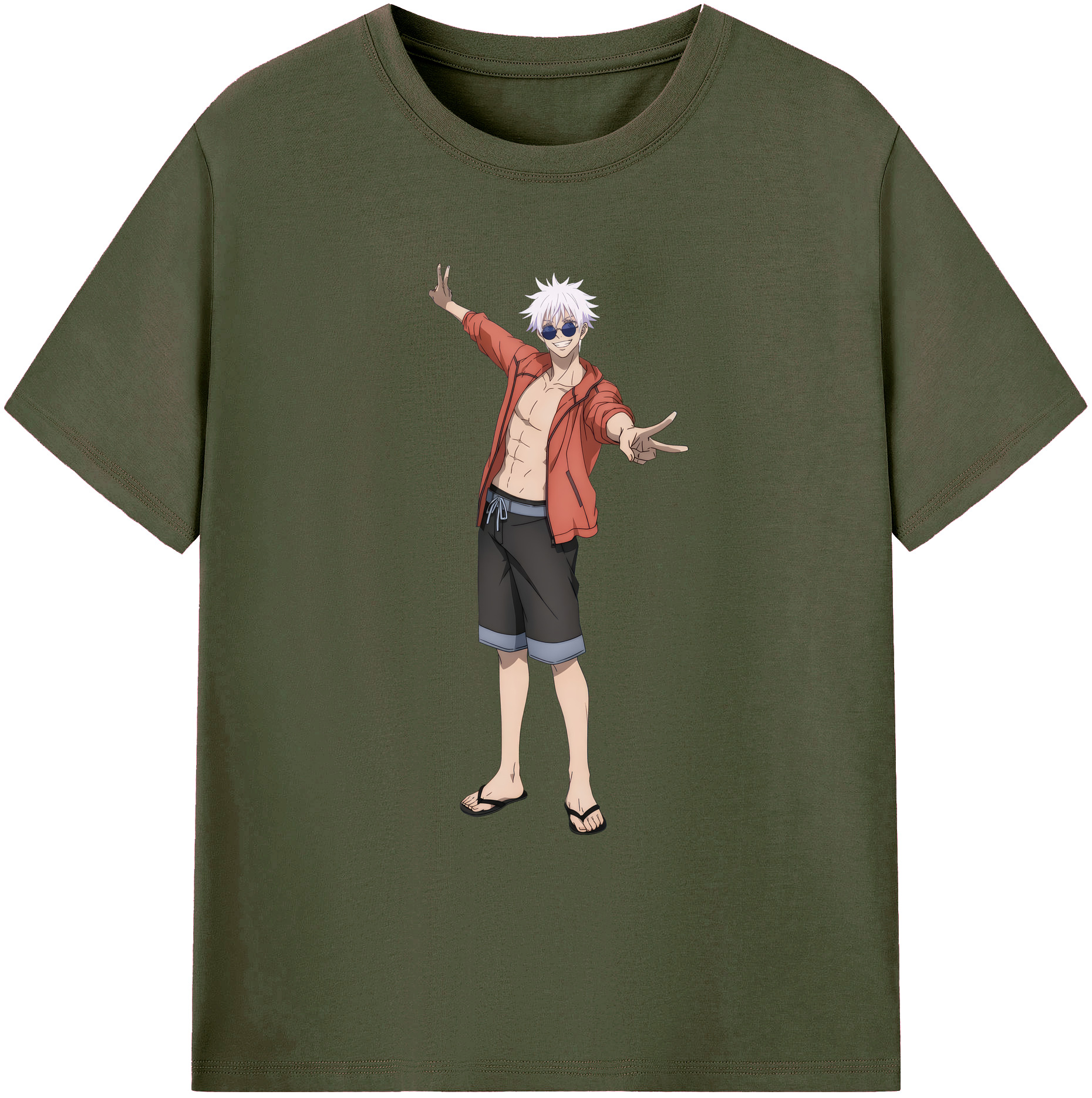 （画像用） 呪術廻戦 Jujutsu Kaisen 綿100％ メンズ半袖Tシャツ｜肌触りやわらか＆通気性